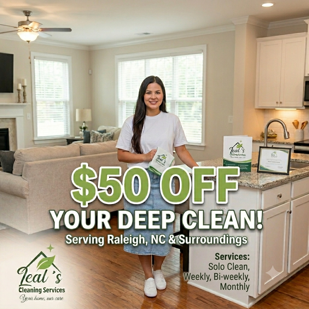 Leal's Cleaning Service Facebook ad