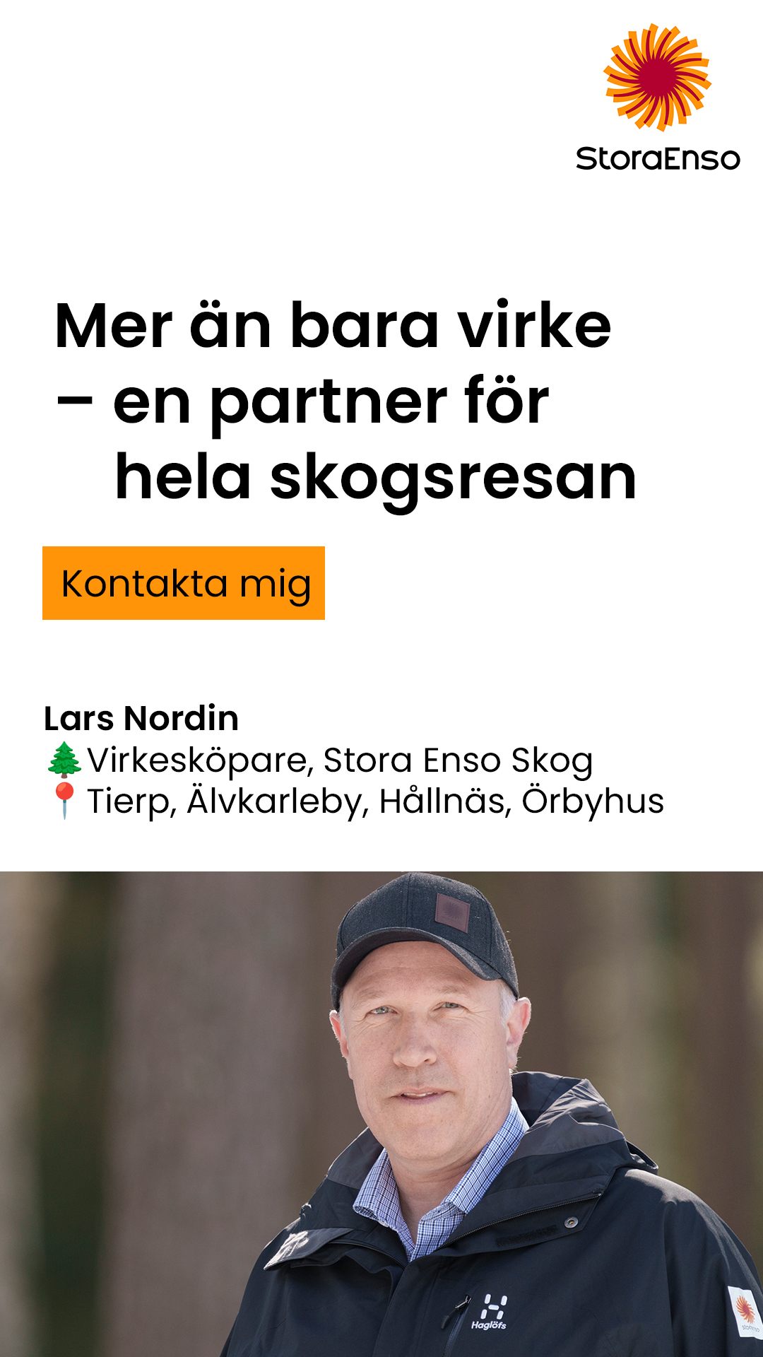 Stora Enso Skog Facebook ad from Nov 18, 2025