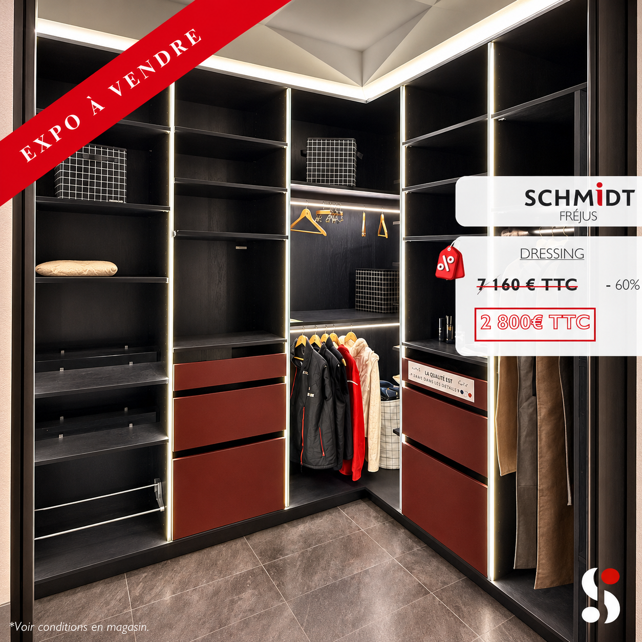 Schmidt Fréjus Facebook ad: DÉSTOCKAGE EXCEPTIONNEL CHEZ SCHMIDT FREJUS!