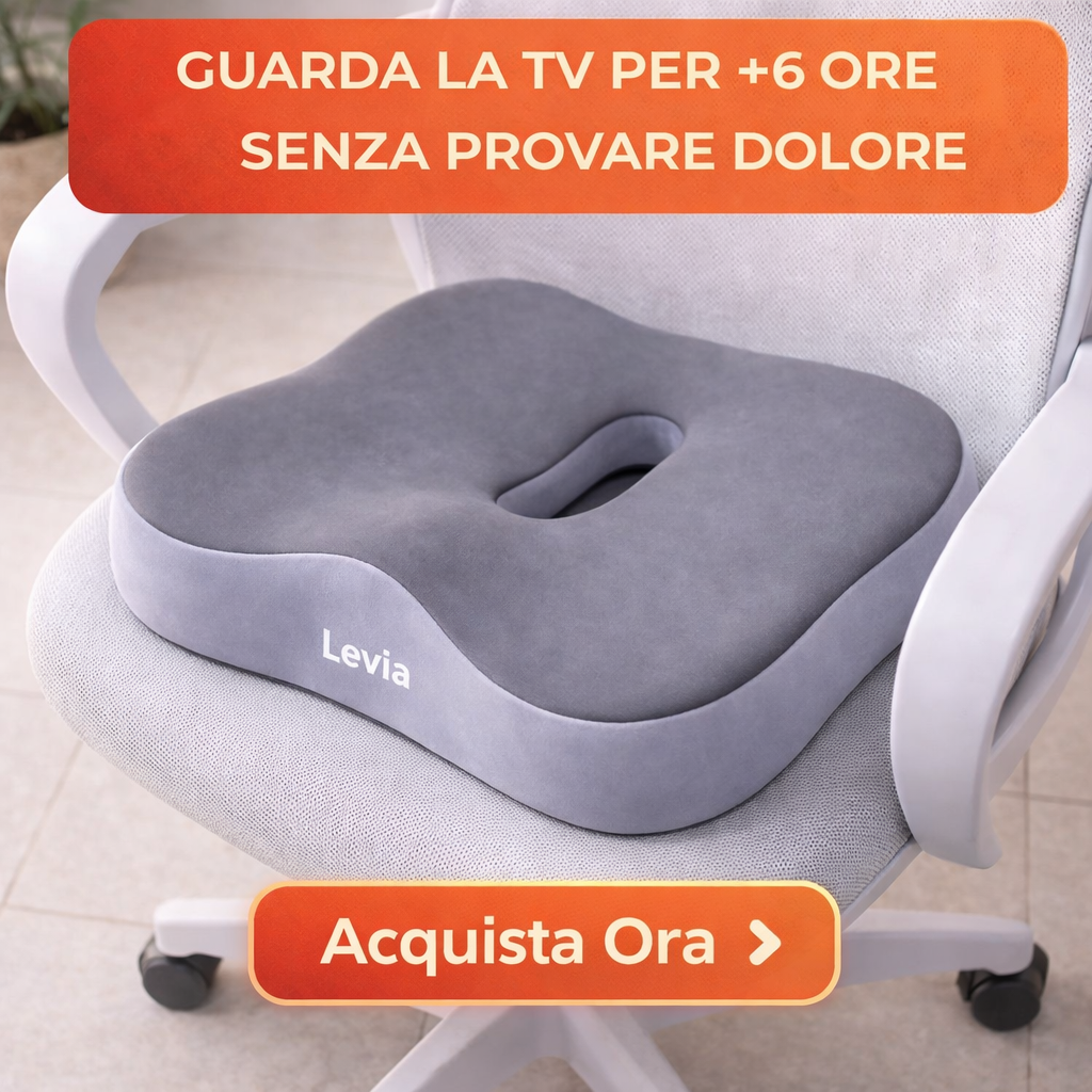 Levia Facebook ad: Guarda la TV senza dolore alla schiena