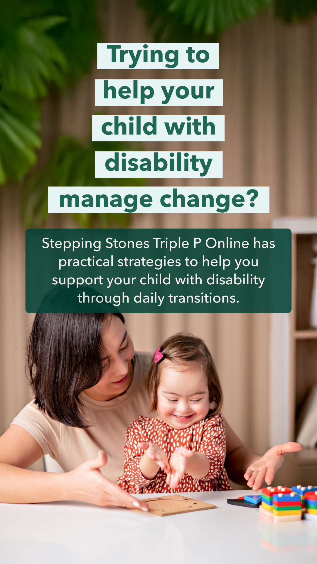 Triple P - Positive Parenting Program Facebook ad