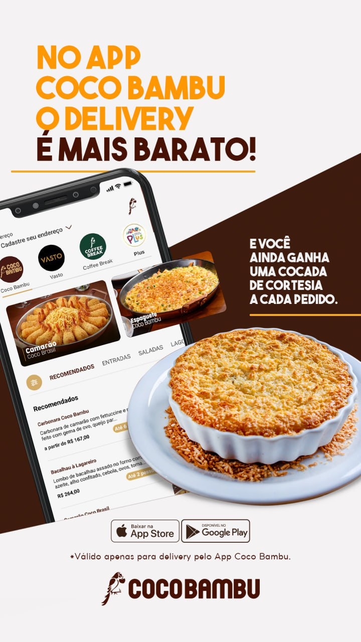 Coco Bambu Rio Grande do Sul Facebook ad from Jun 10, 2024