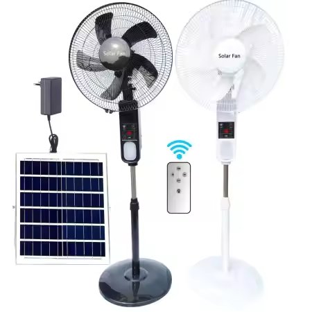 Tchad Solaire Facebook ad: Ventilateur solaire 30.000 mAh