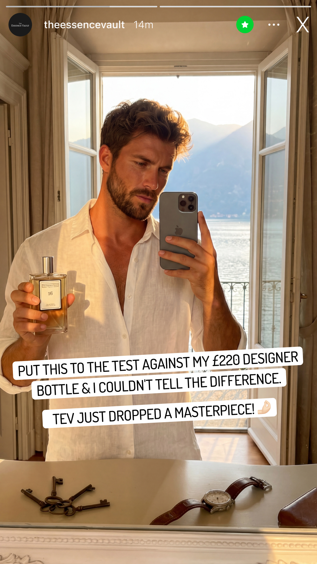 The Essence Vault Facebook ad