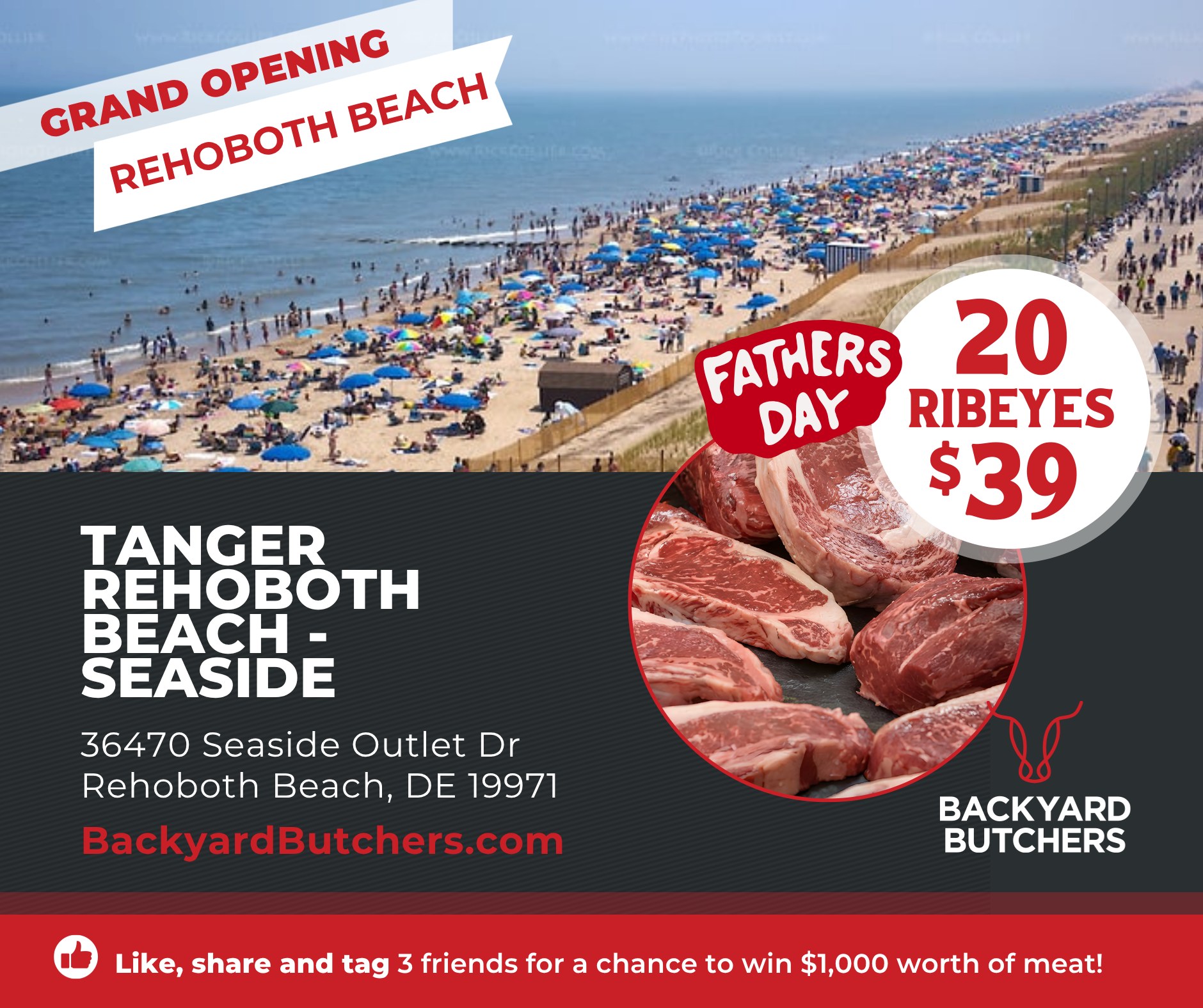 Backyard Butchers Facebook ad