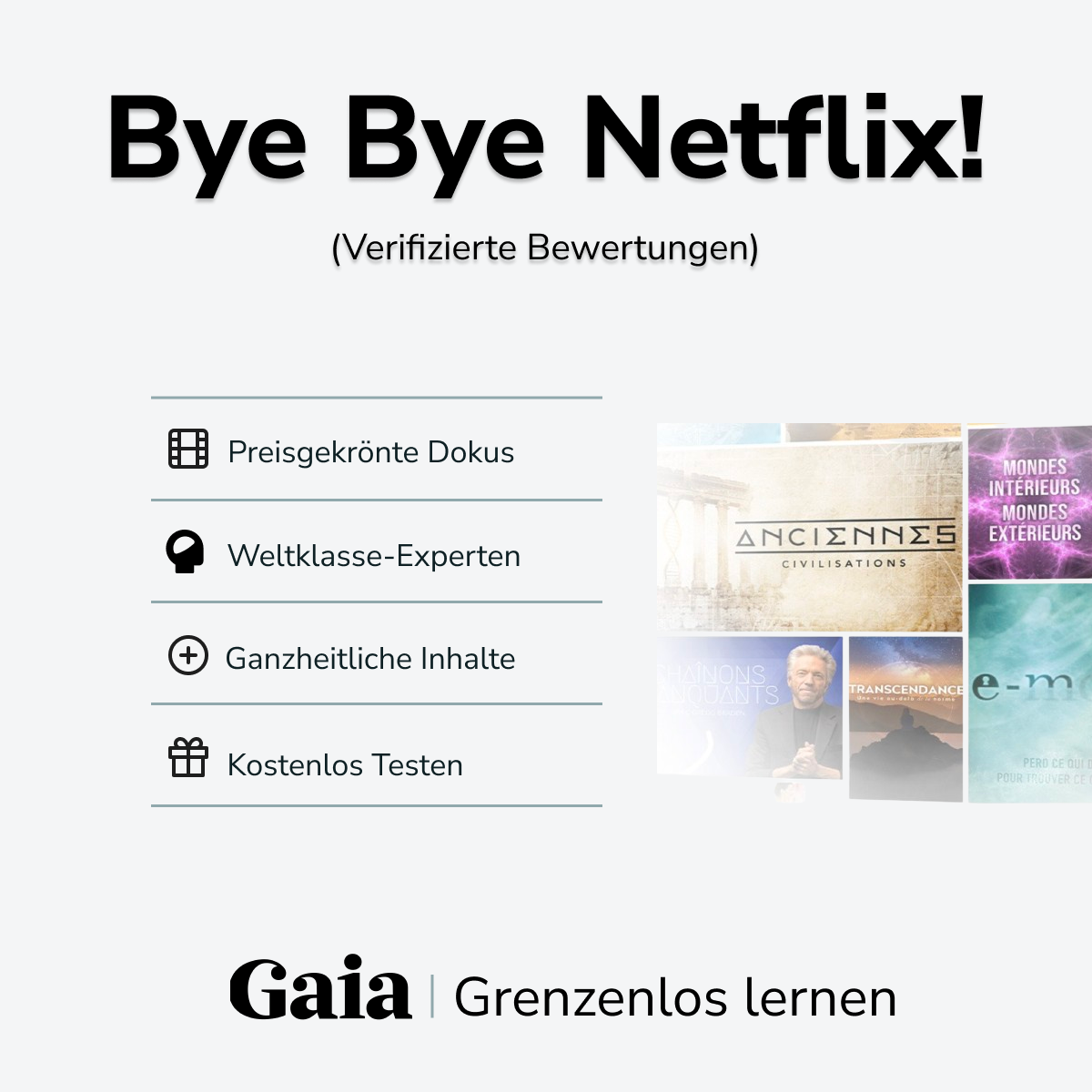 Wir sind Gaia Facebook ad