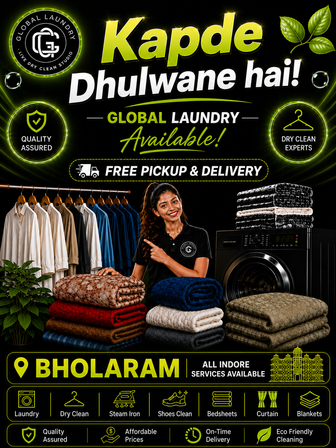 Global laundry  Facebook ad