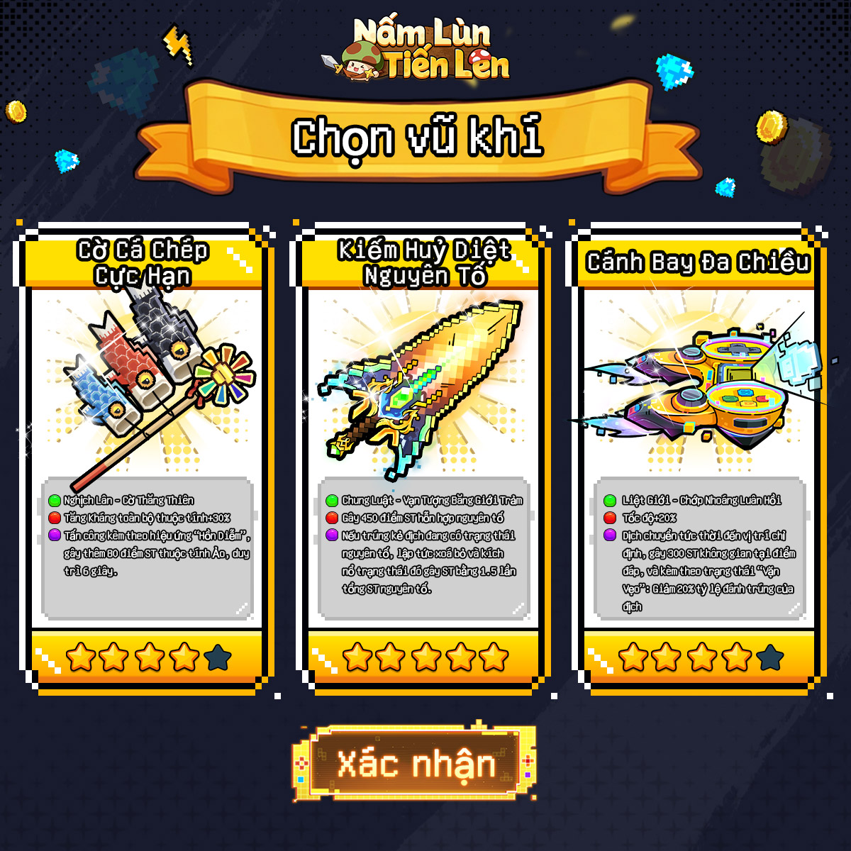 Nấm Lùn Tiến Lên Facebook ad: Nấm Lùn Tiến Lên cho bạn niềm vui chơi game không cày…