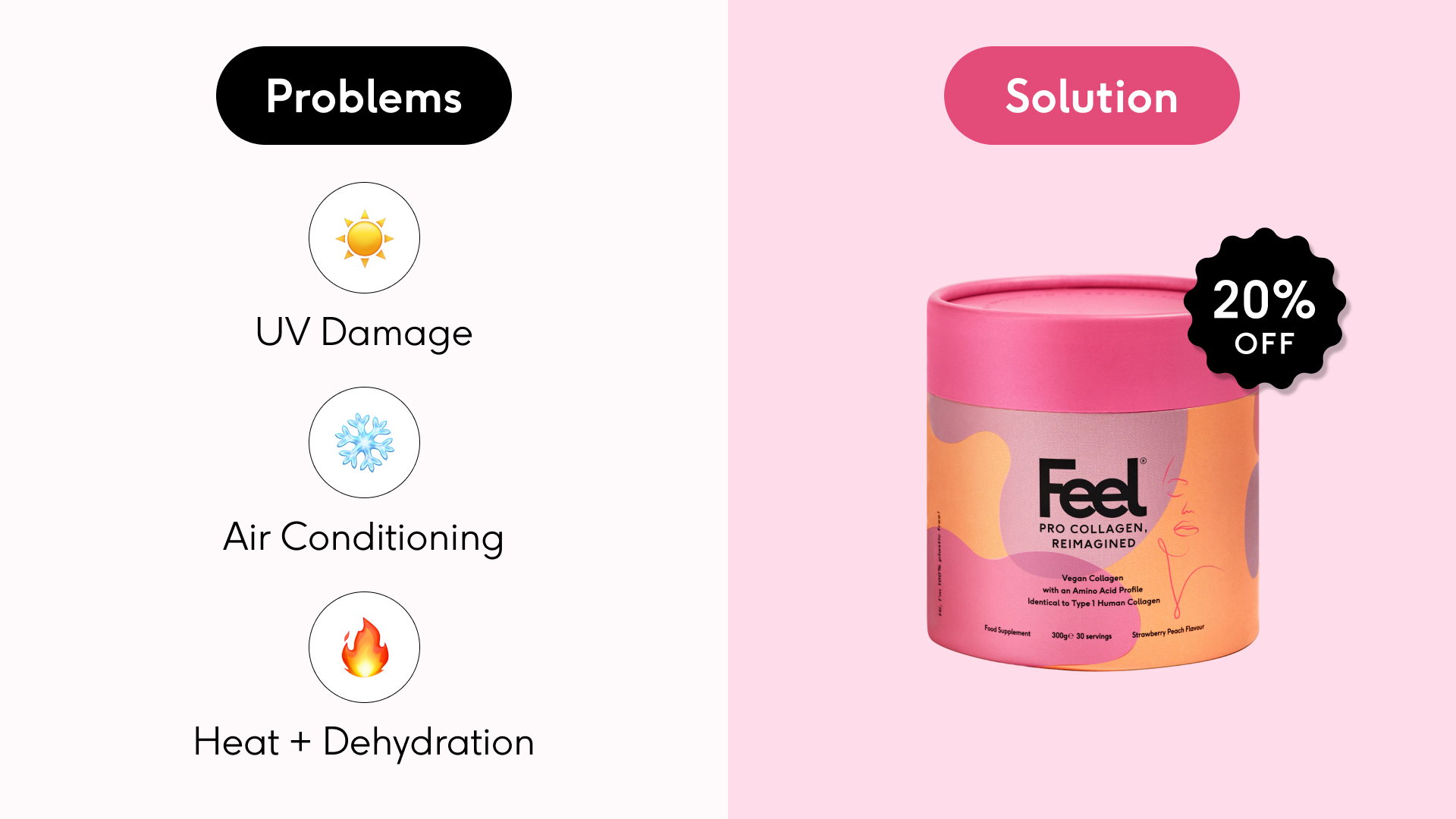 Feel Facebook ad
