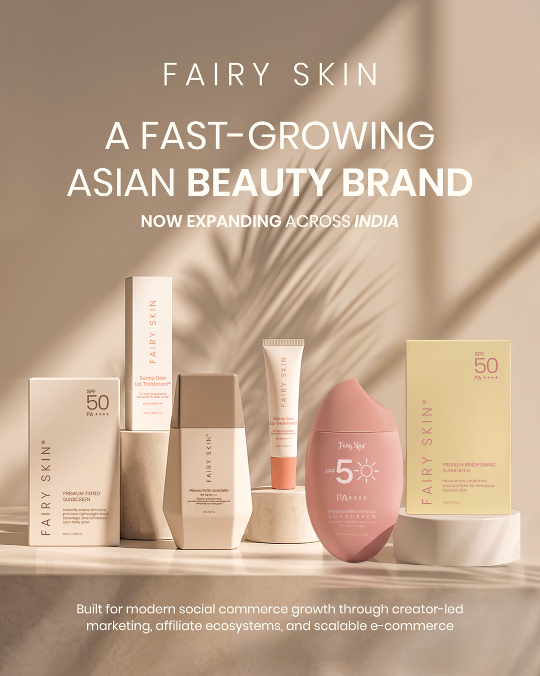 FAIRY SKIN Facebook ad: OFFICIAL FAIRY SKIN INDIA PARTNER APPLICATIONS NOW OPEN