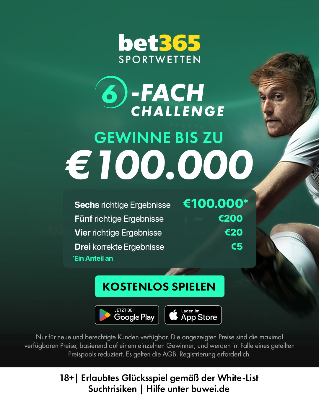 bet365 Deutschland Facebook ad from Dec 12, 2025