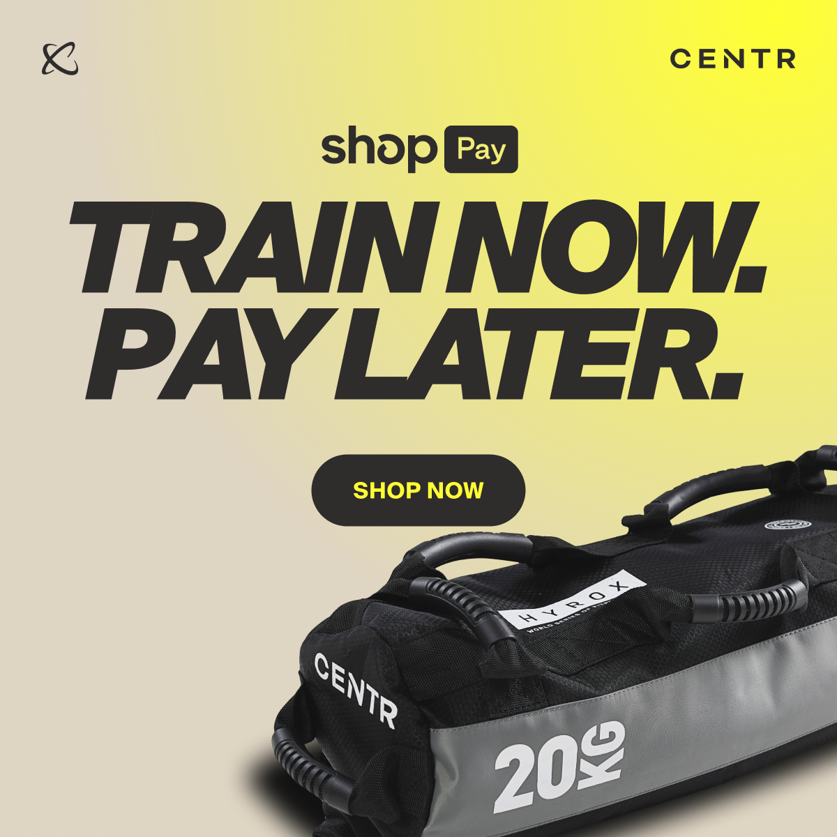 Centr Facebook ad: Flexible Payments Available
