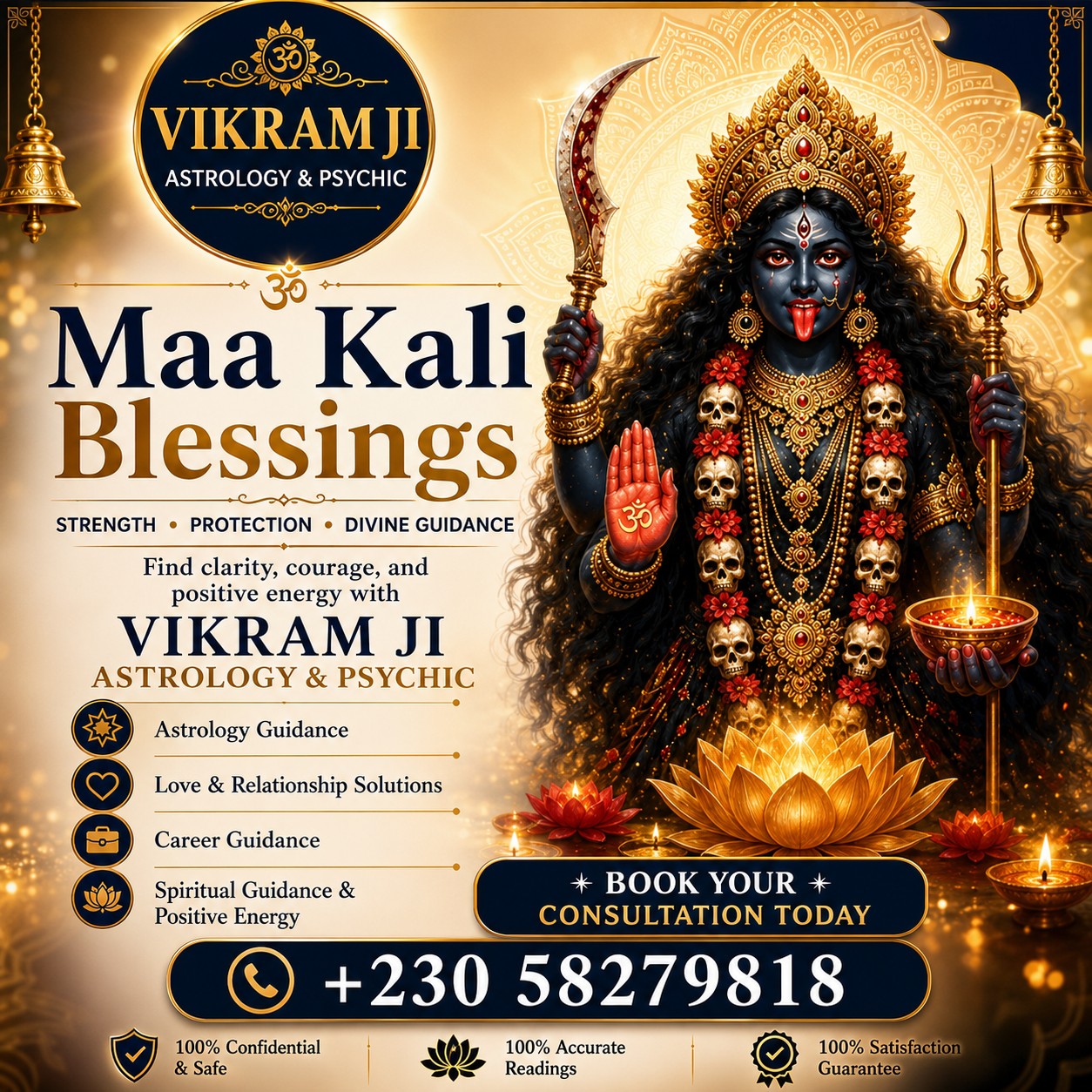 astrologer vikram ji Facebook ad: BEST ASTROLOGER IN MAURITIUS ISLANDS