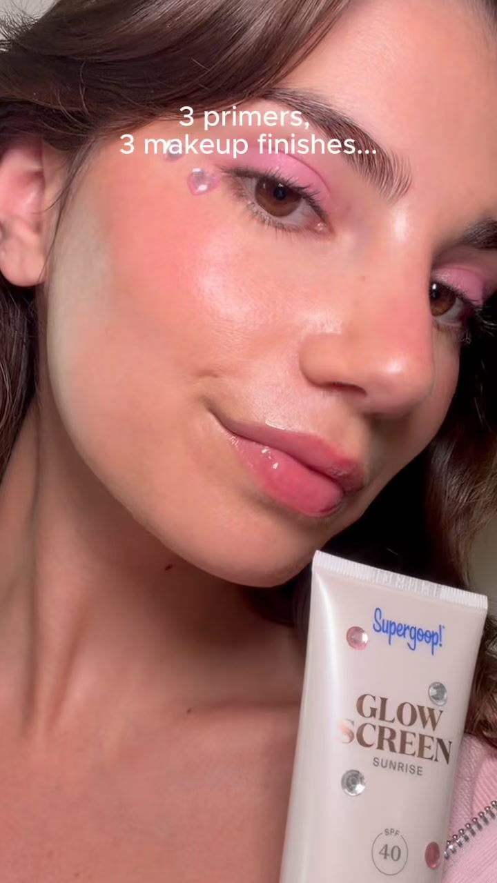 Supergoop Facebook ad: Primed for now, protected for later!