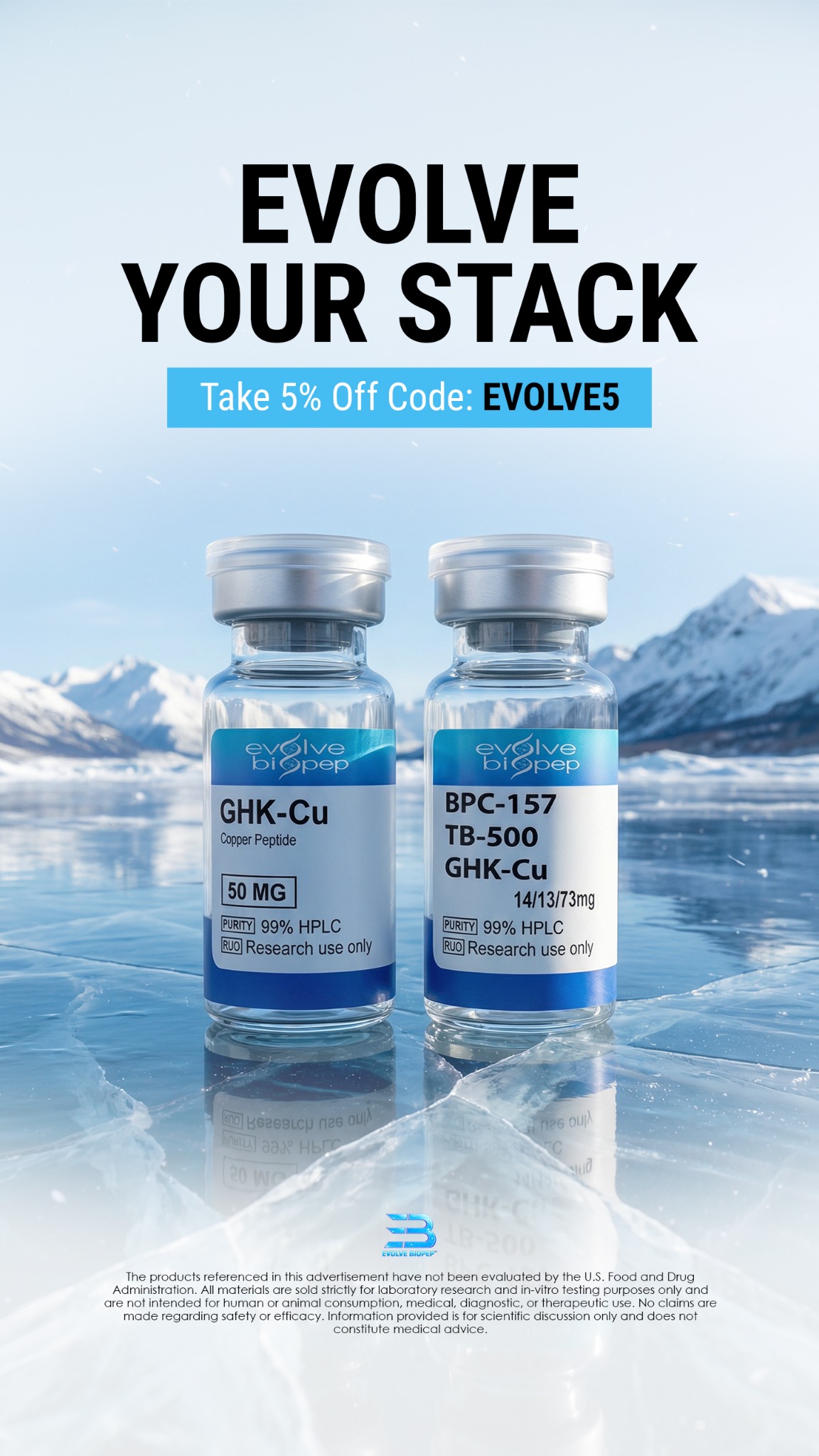 Evolve BioPep Facebook ad