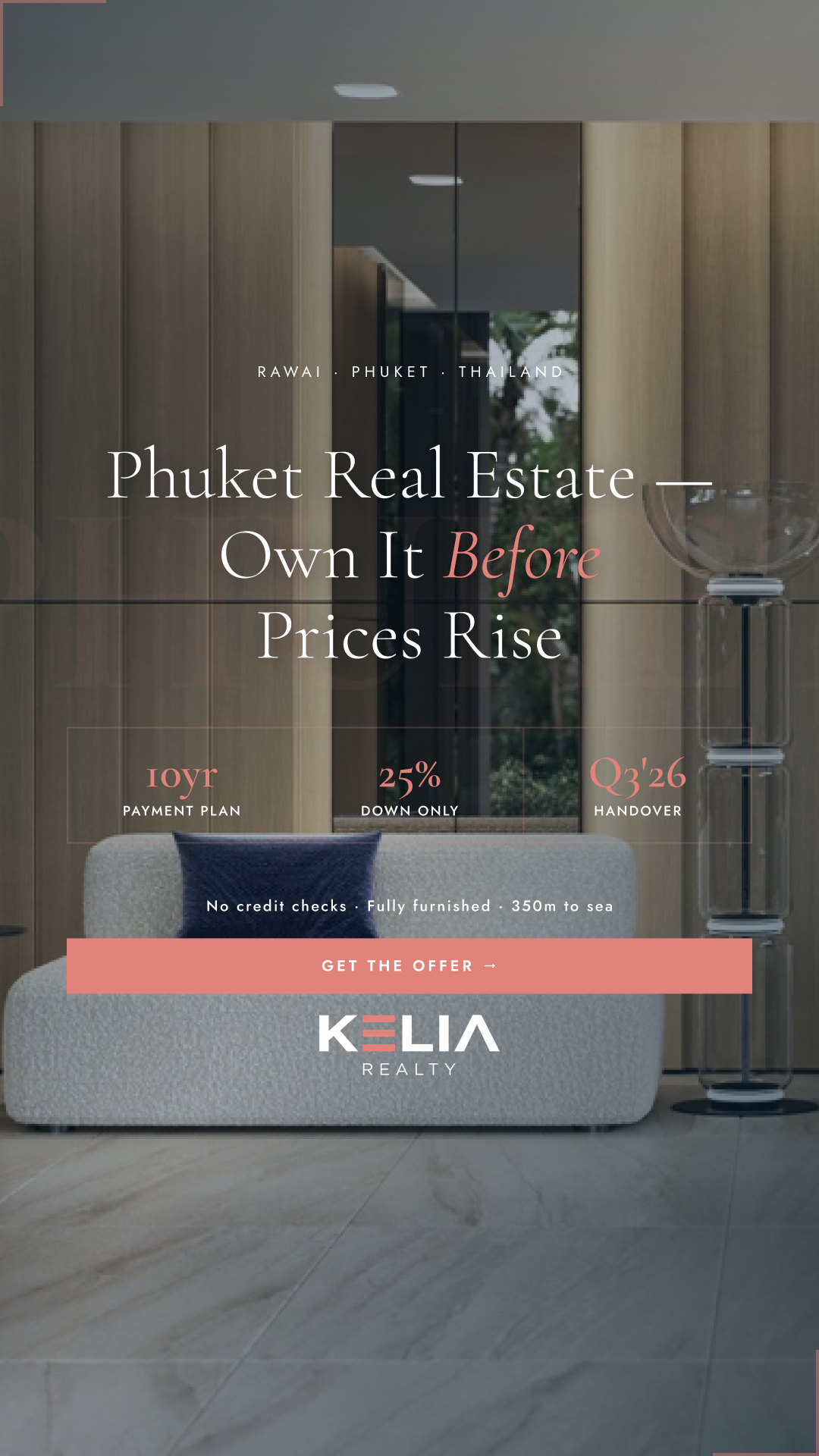 Kelia Realty Phuket  Facebook ad