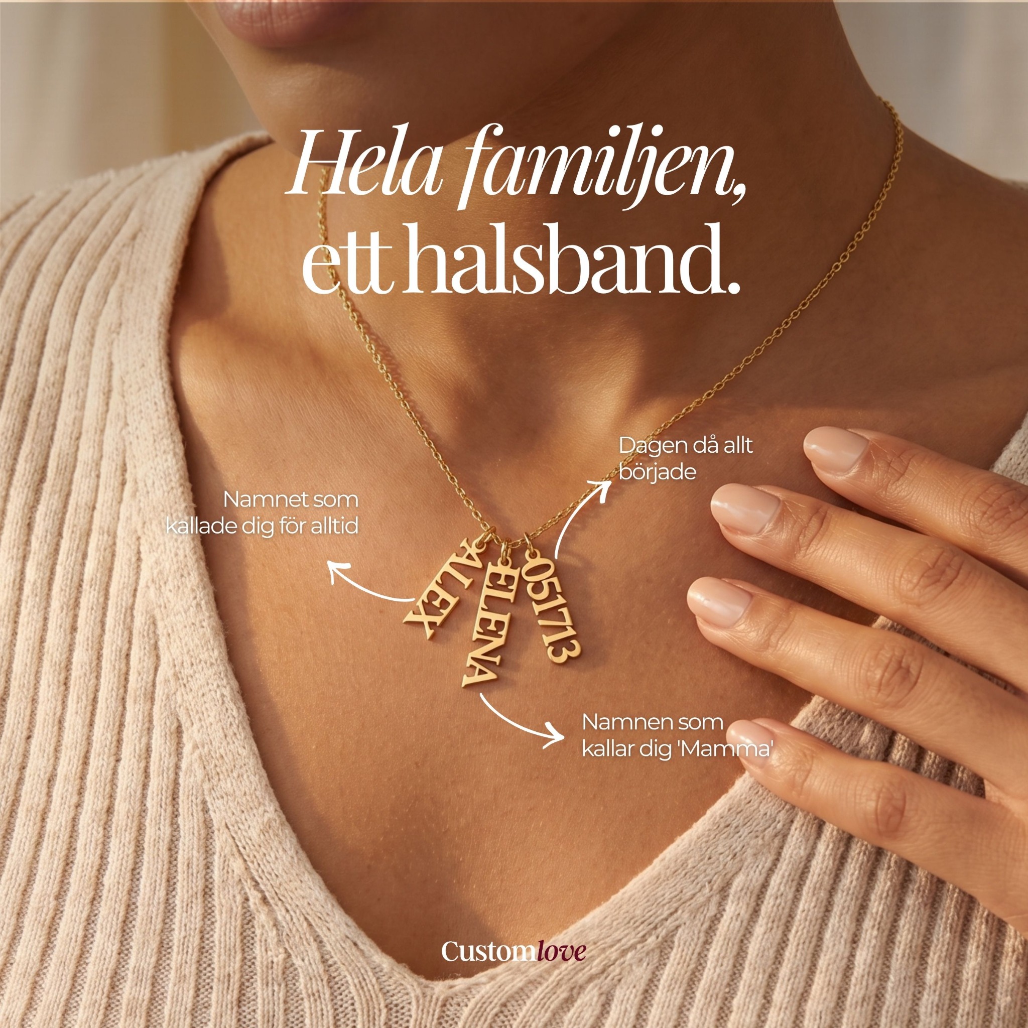 CustomLove Shop Facebook ad: Hon kommer fortfarande ha det här om 20 år