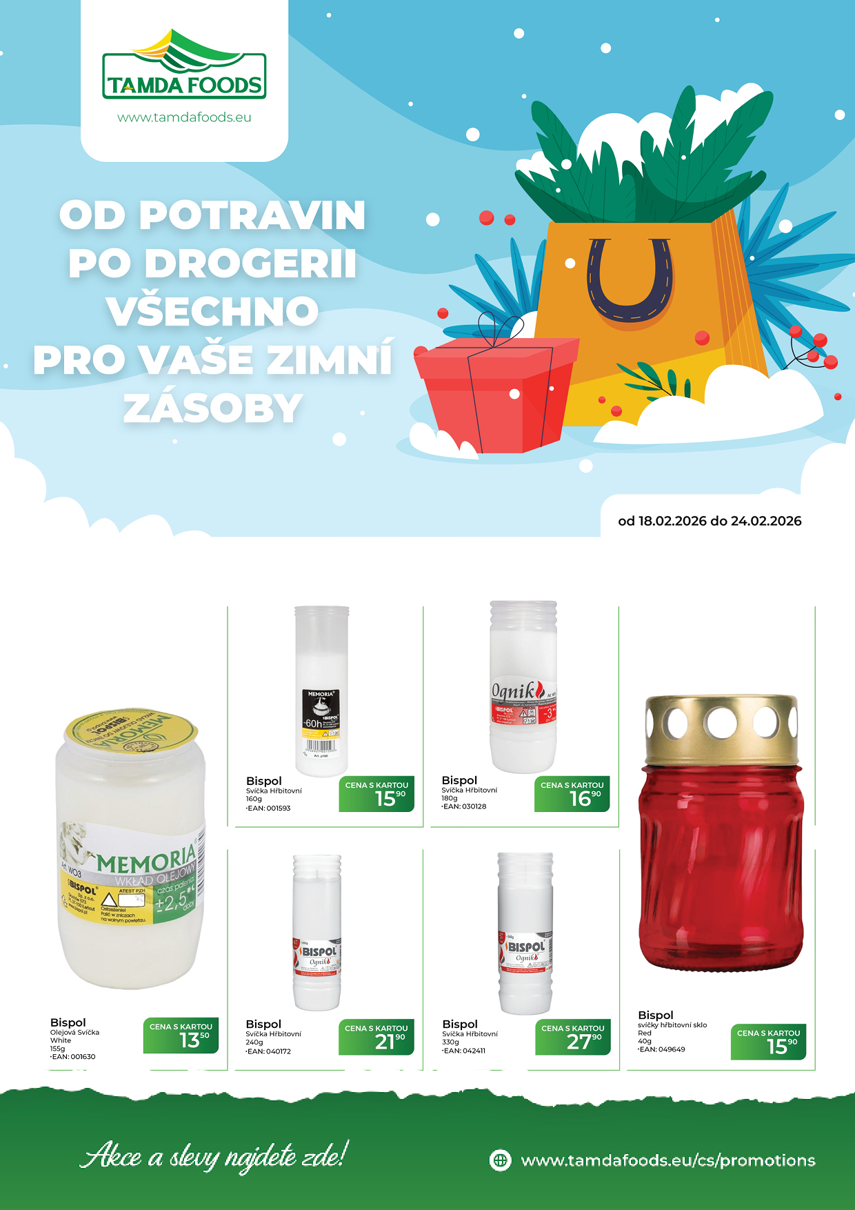 TAMDA FOODS Facebook ad: Objevte skvělé slevy na vaše oblíbené produkty!