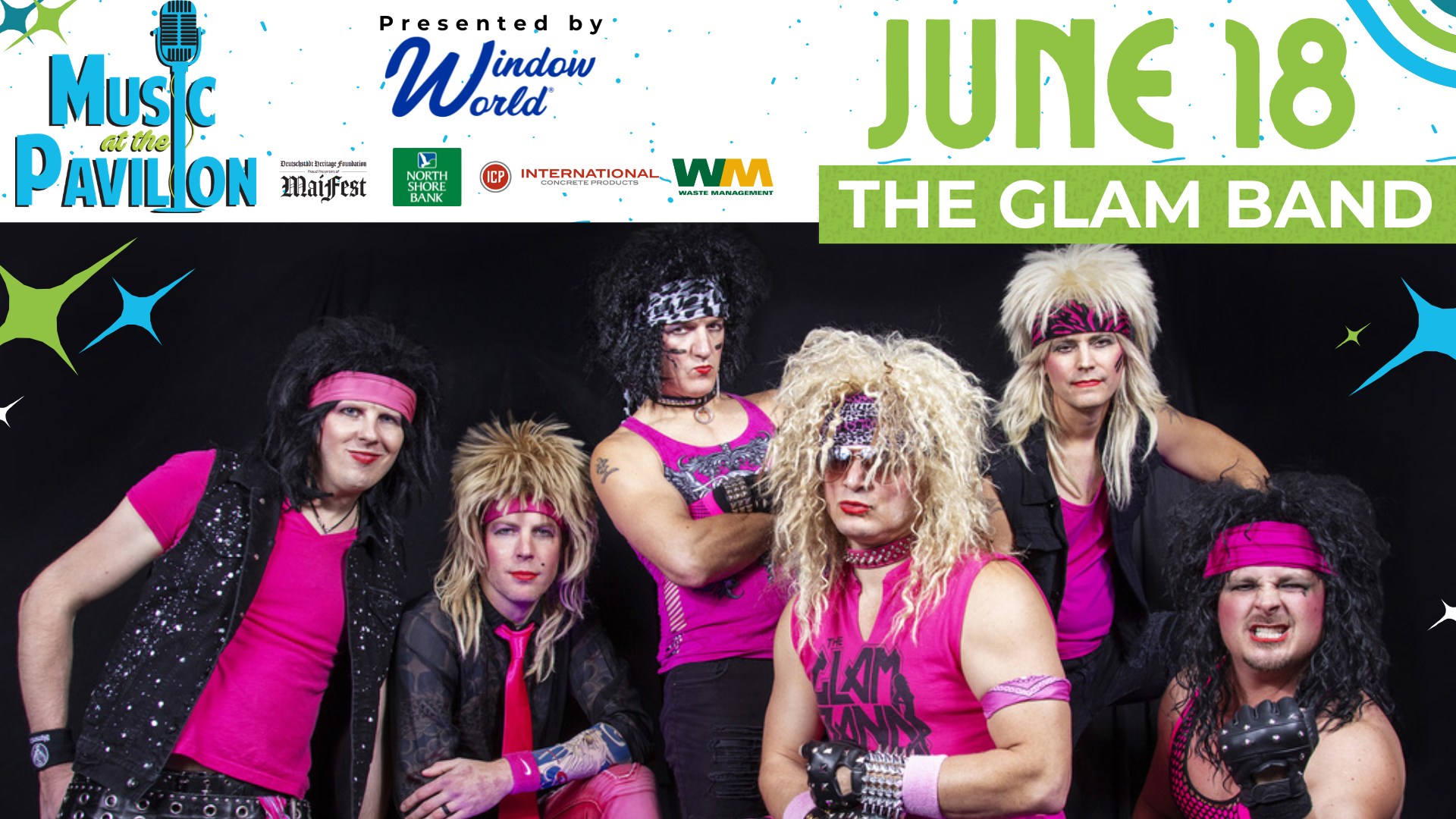 Music at the Pavilion Facebook ad: The Glam Band - Music at the Pavilion