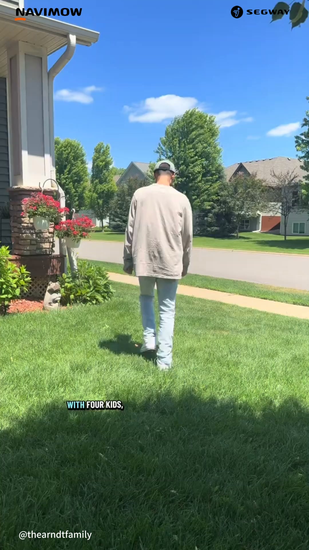 Segway Navimow Facebook ad: Your Lawn Is About to Level Up