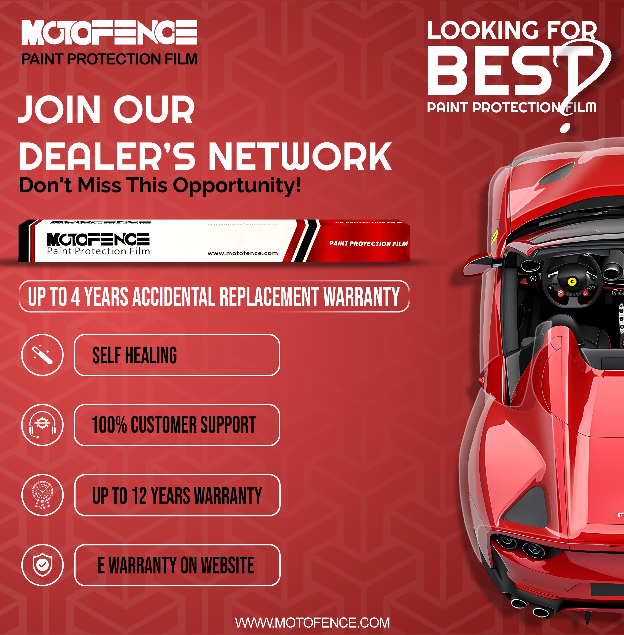 MotoFence Facebook ad