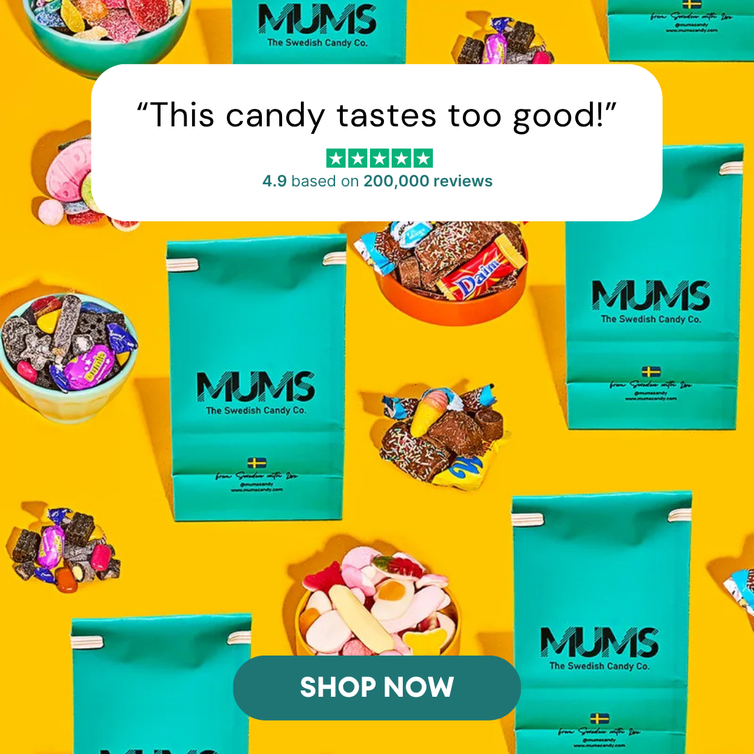 Mums - The Swedish Candy Co. Facebook ad