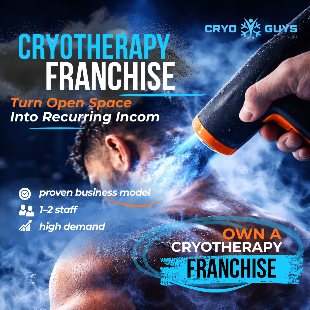 CRYO GUYS Facebook ad: Own a gym, medical spa, chiropractic clinic, or…