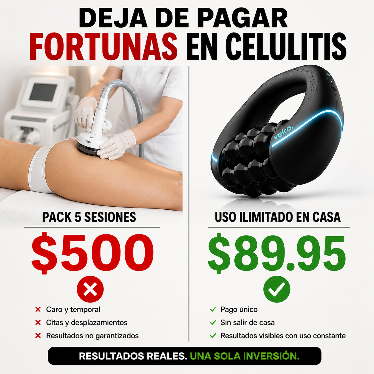 Velra Facebook ad