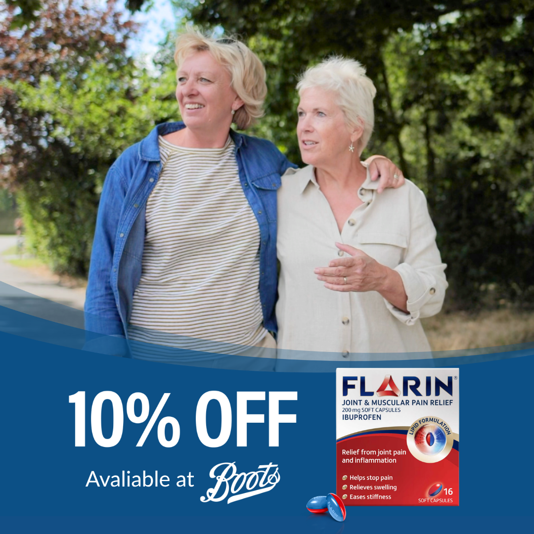 Flarin Joint and Muscular Pain Facebook ad from Aug 17, 2026