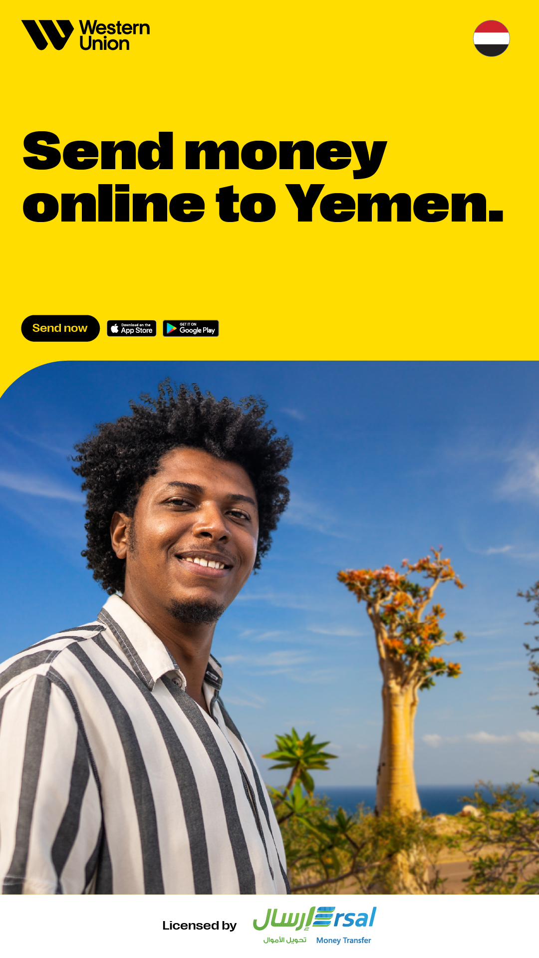 Western Union Facebook ad