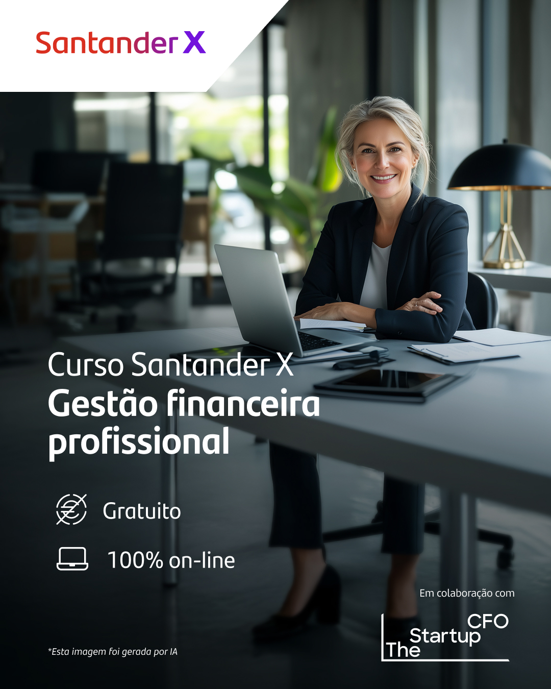SantanderX Facebook ad