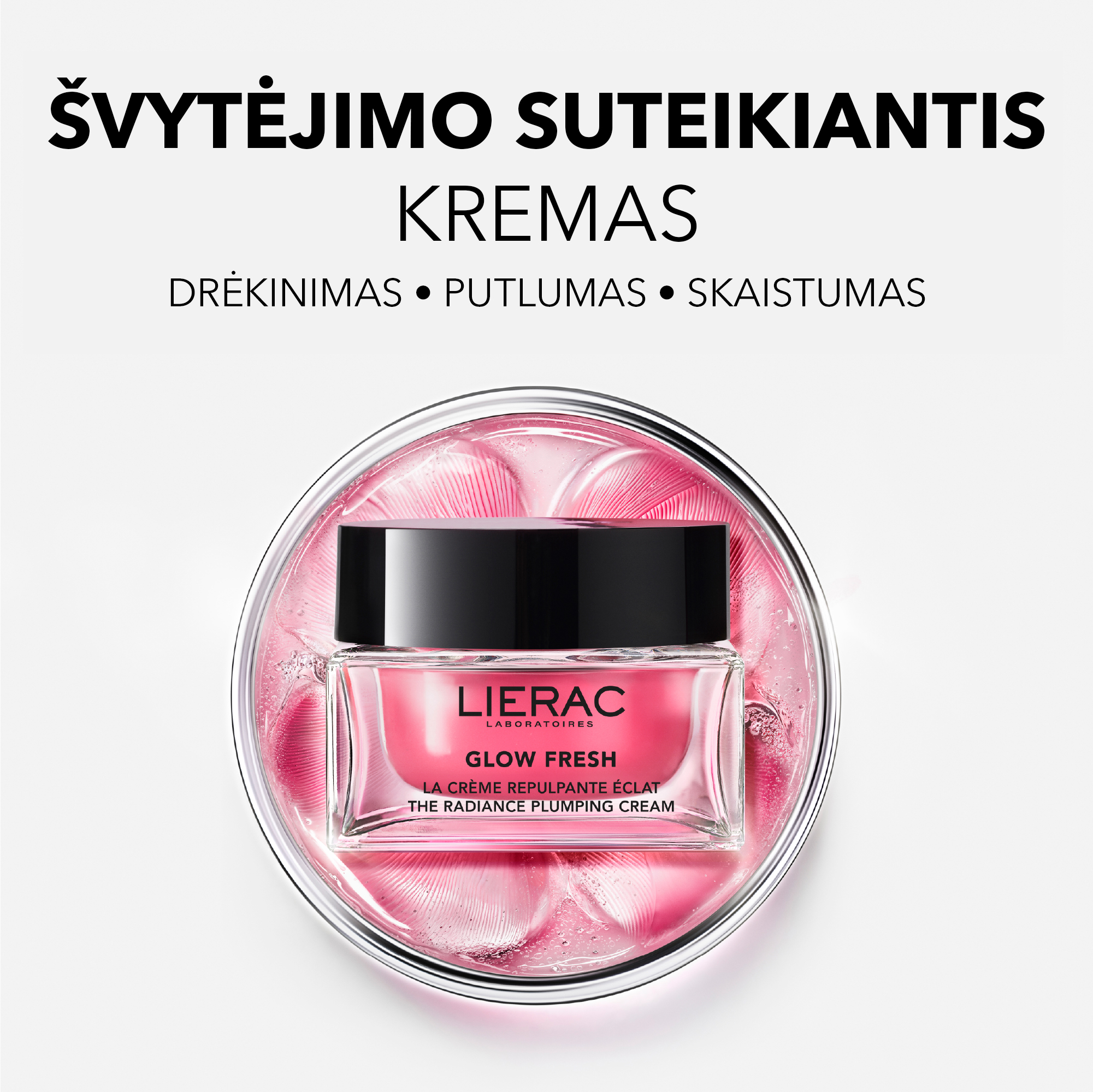 Lierac Paris Facebook ad: Pavargusiai odai, švytėjimo dozė.
