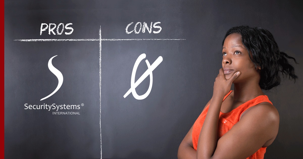 Security Systems International Limited Facebook ad: Are you weighing the pros vs cons of…