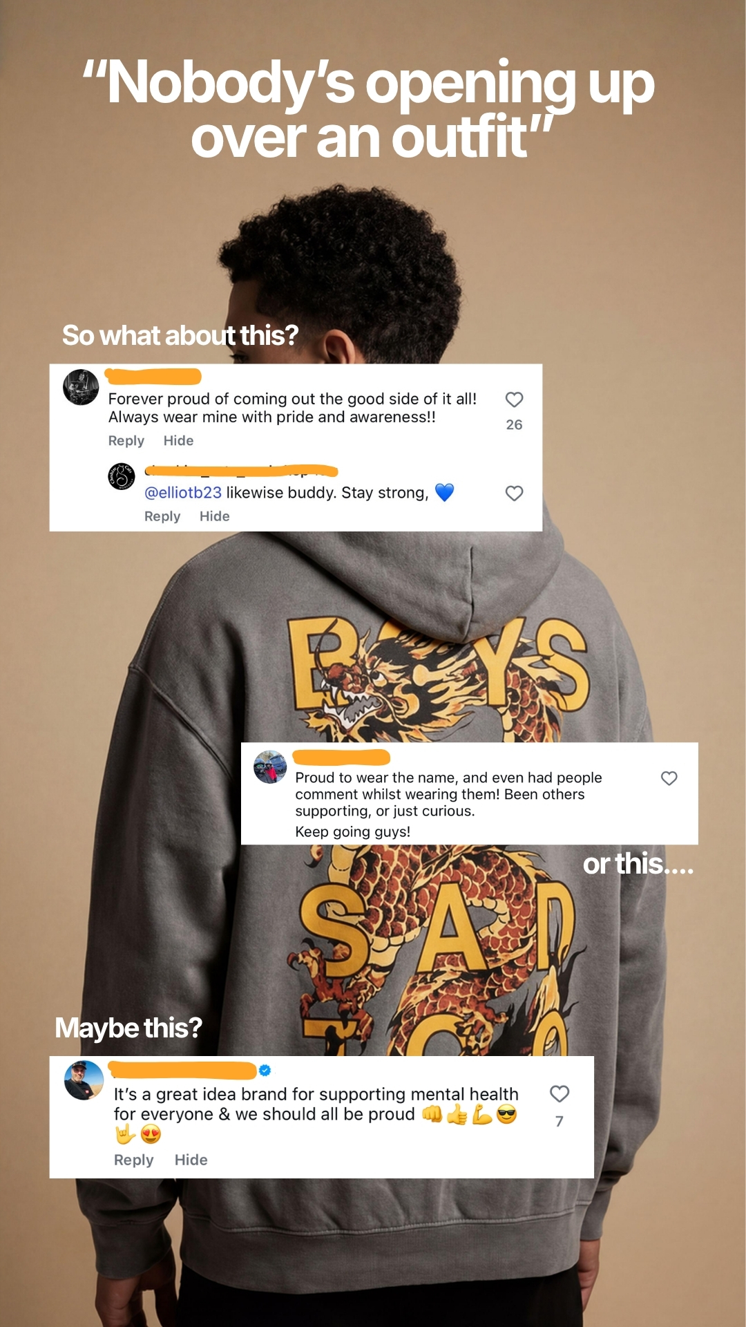 Boys Get Sad Too Facebook ad