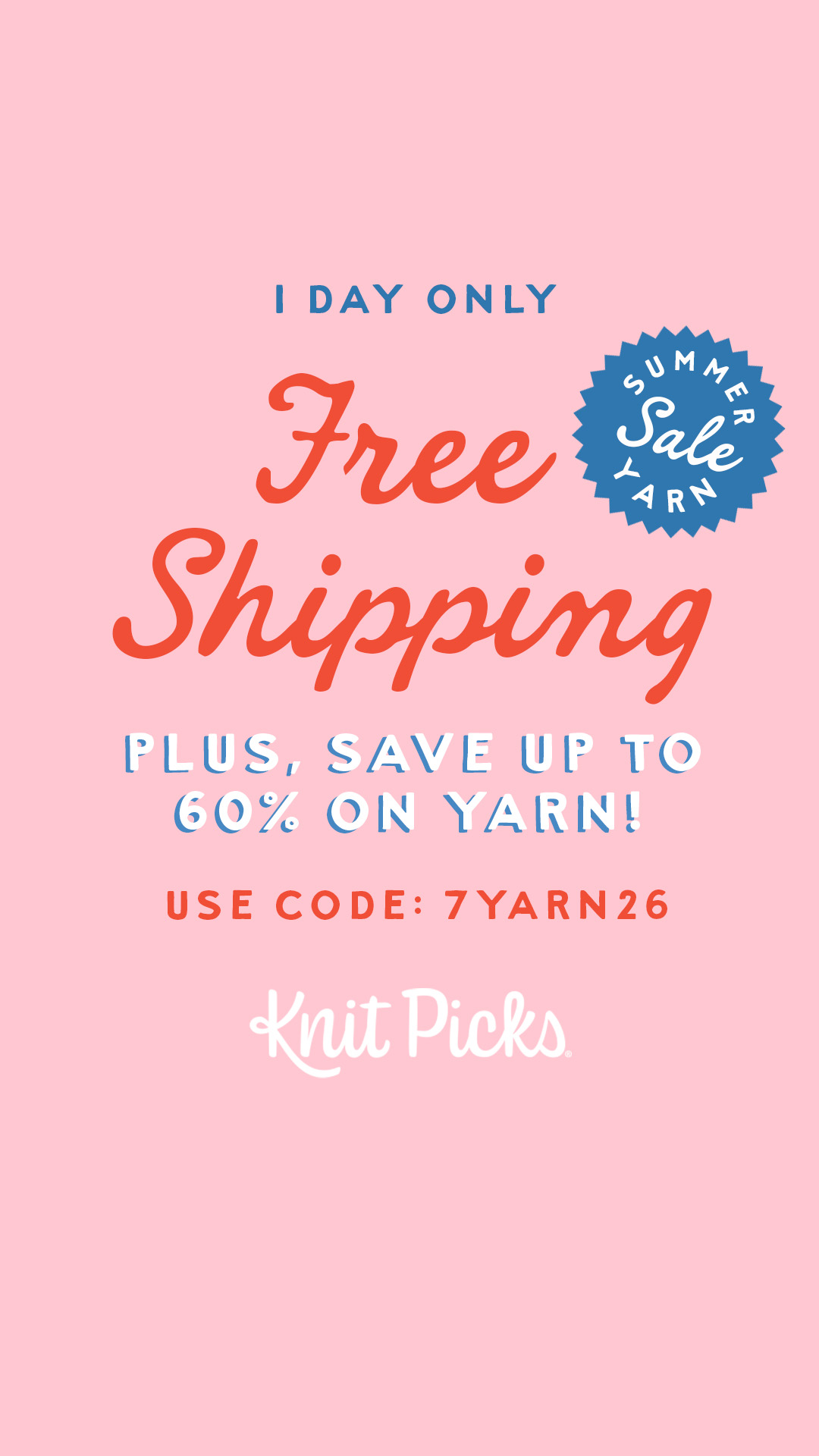 Knit Picks Facebook ad
