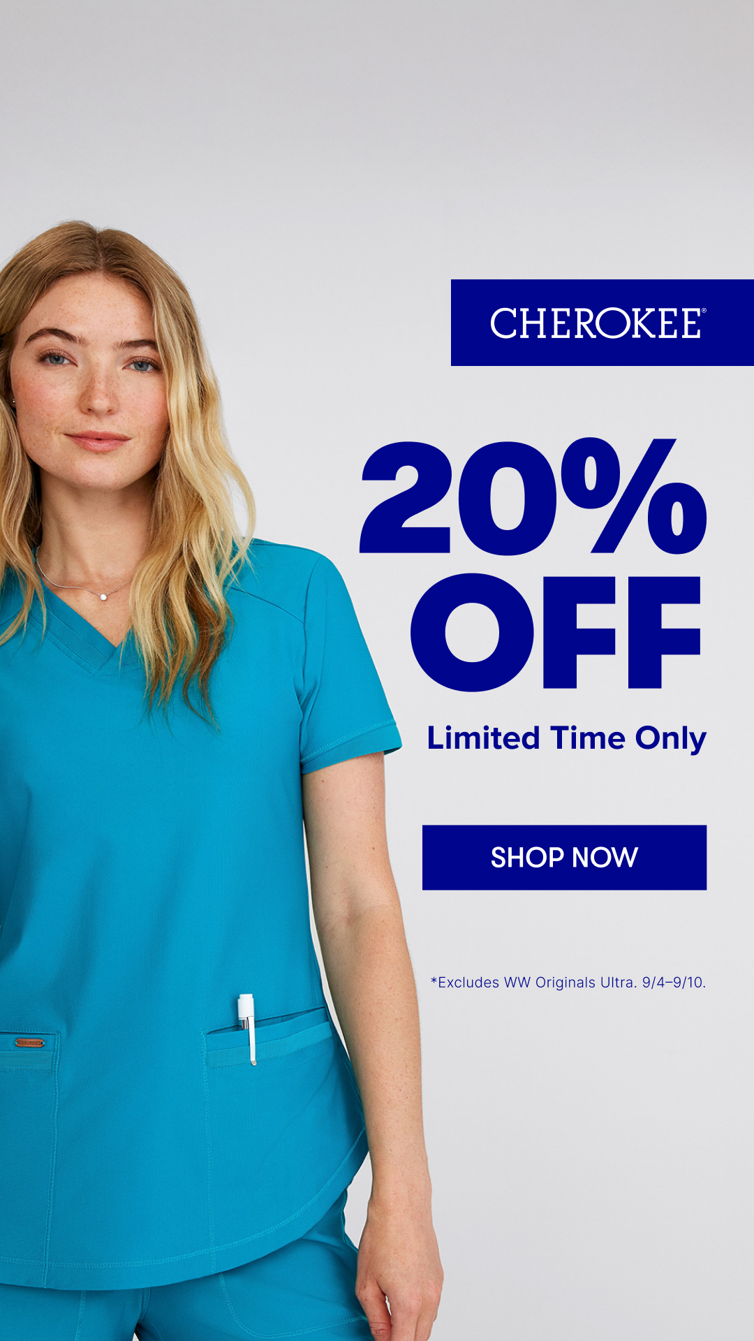 Cherokee Uniforms Facebook ad