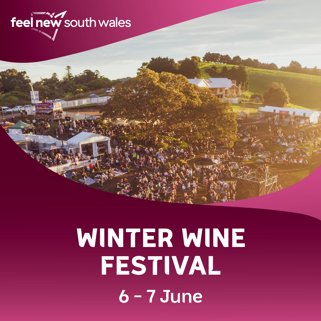 Visit NSW Facebook ad: Winter Wine Festival