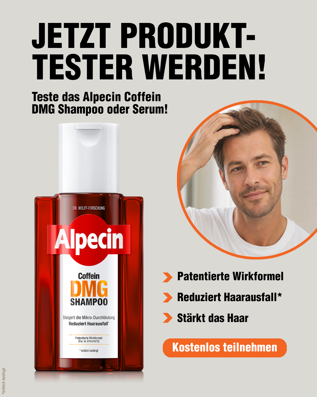 Alpecin Facebook ad