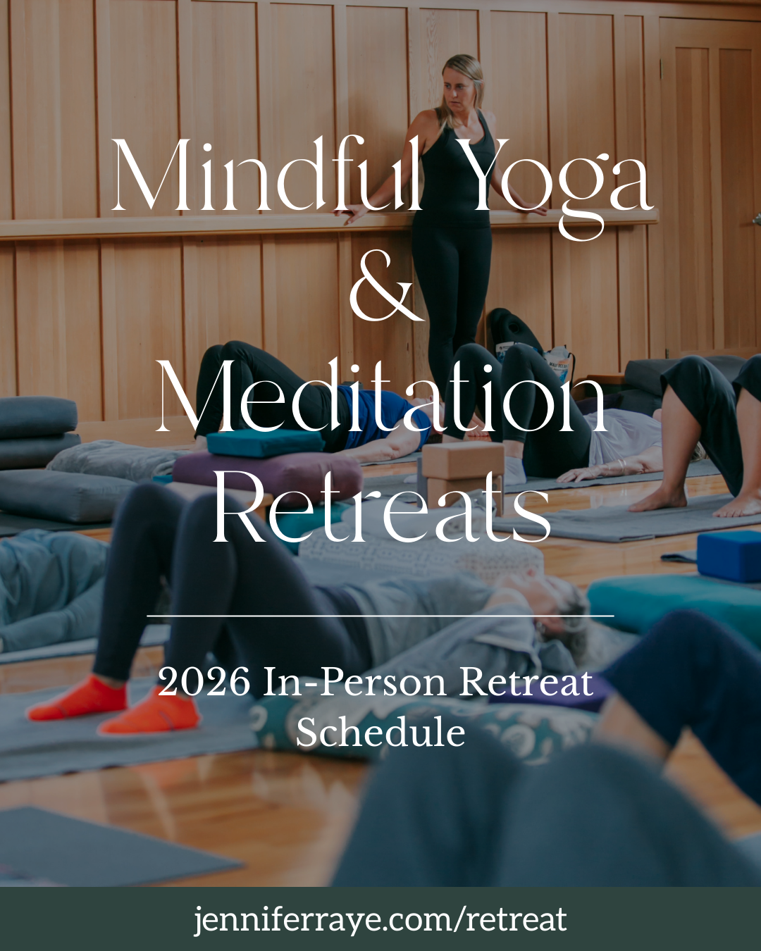 Jennifer Raye - Medicine and Movement Facebook ad: Join us for an upcoming retreat on beautiful…