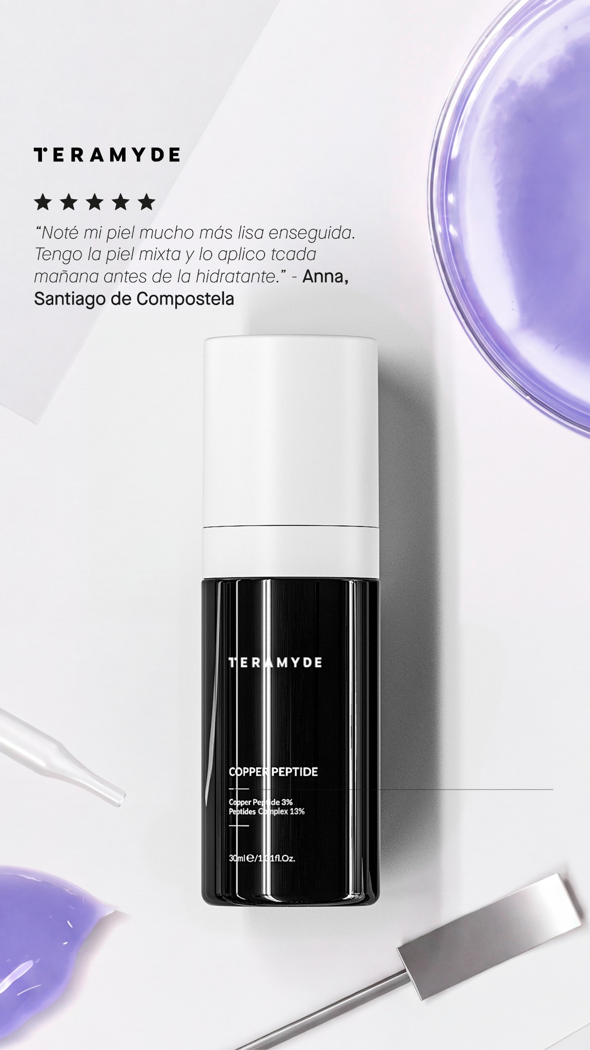Niche Beauty Lab Facebook ad: El sérum del que todo el mundo habla.