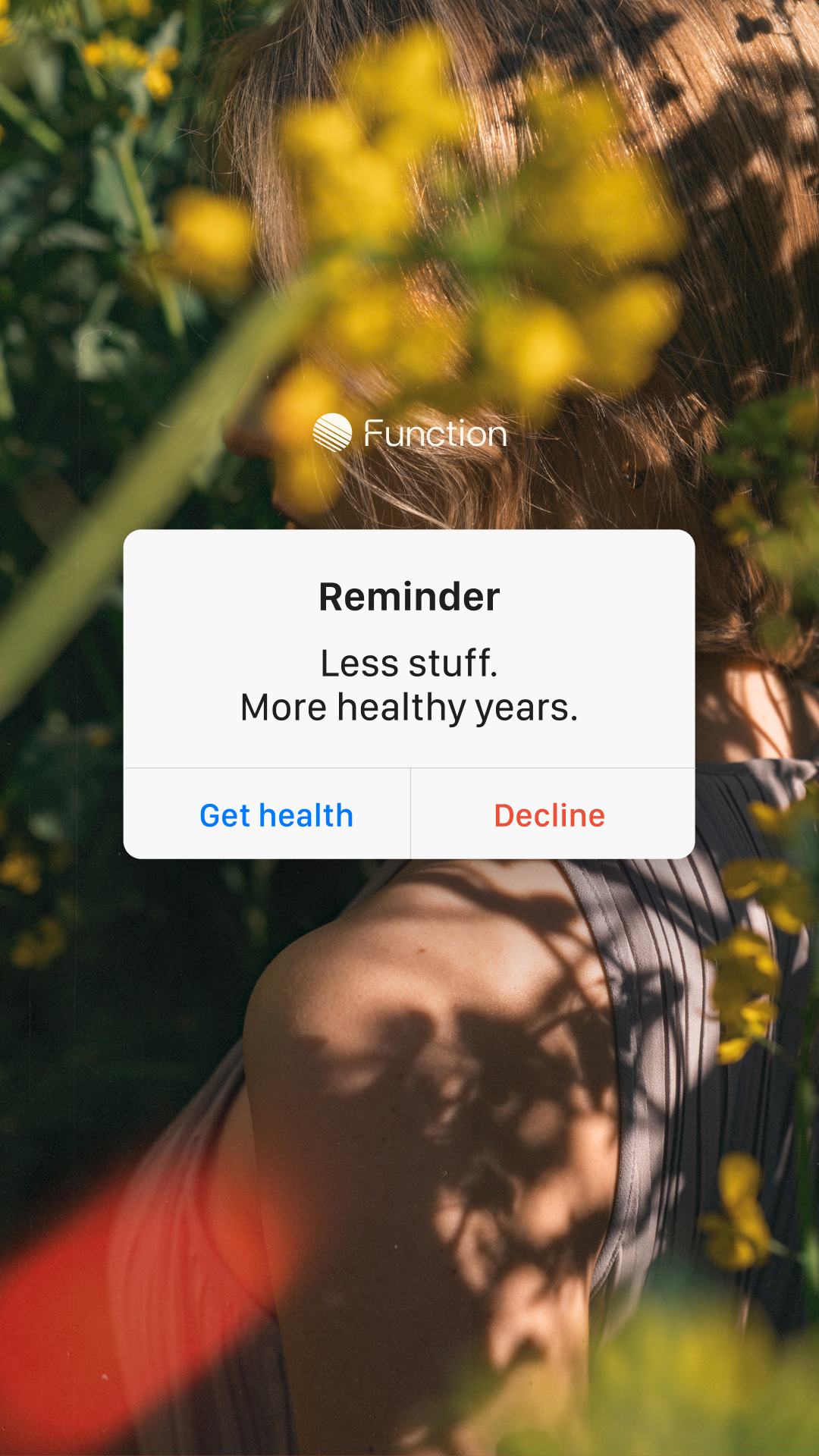 Function Health Facebook ad