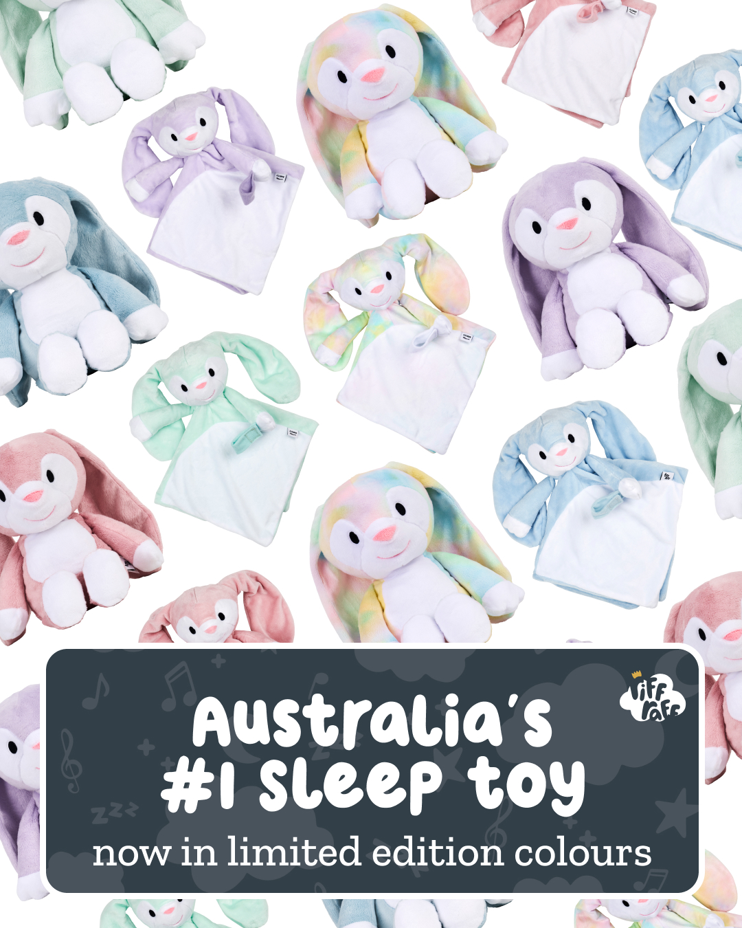 RIFF RAFF SLEEP TOYS Facebook ad