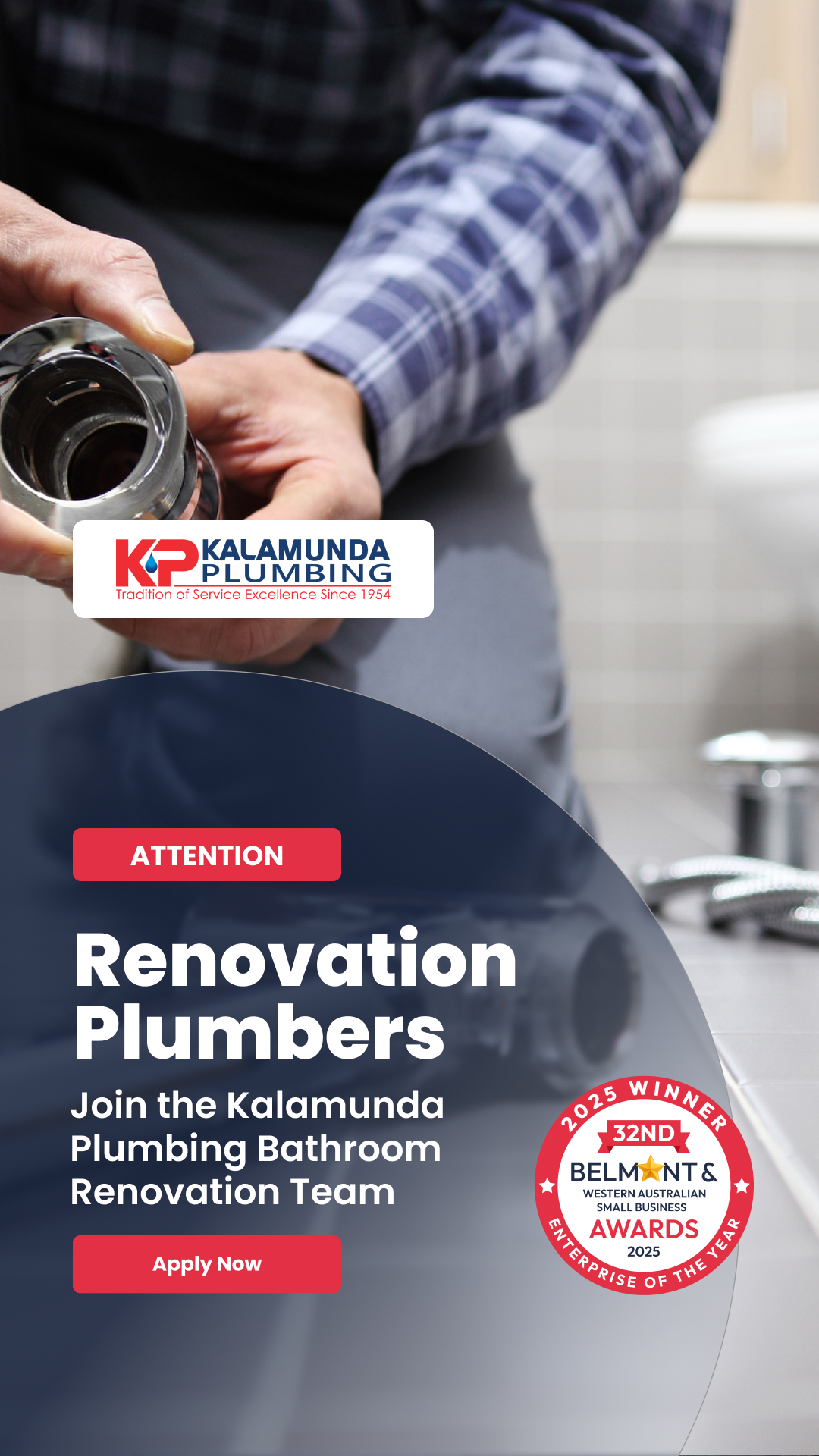 Kalamunda Plumbing Facebook ad from Mar 29, 2026