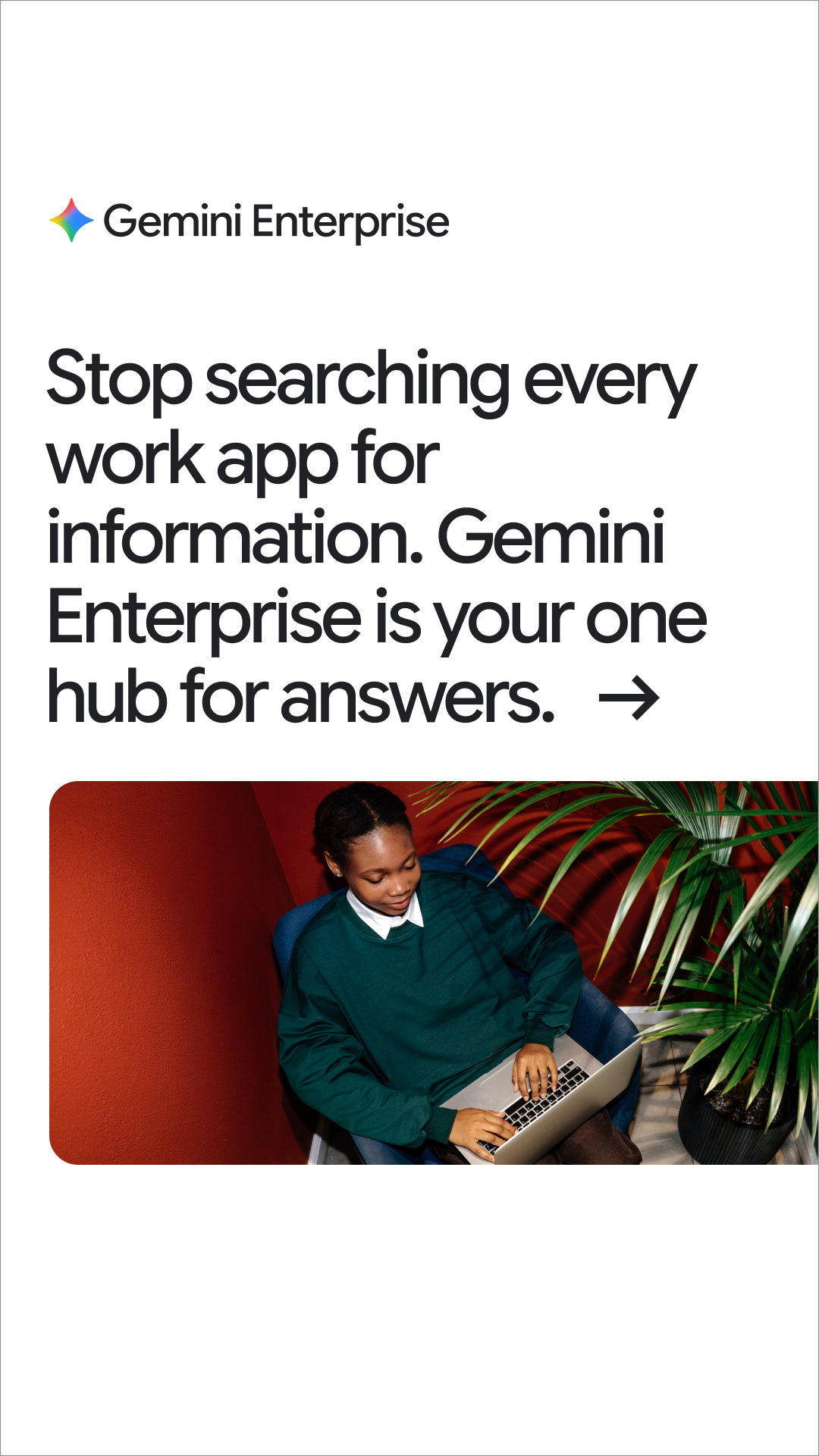Google Cloud Facebook ad