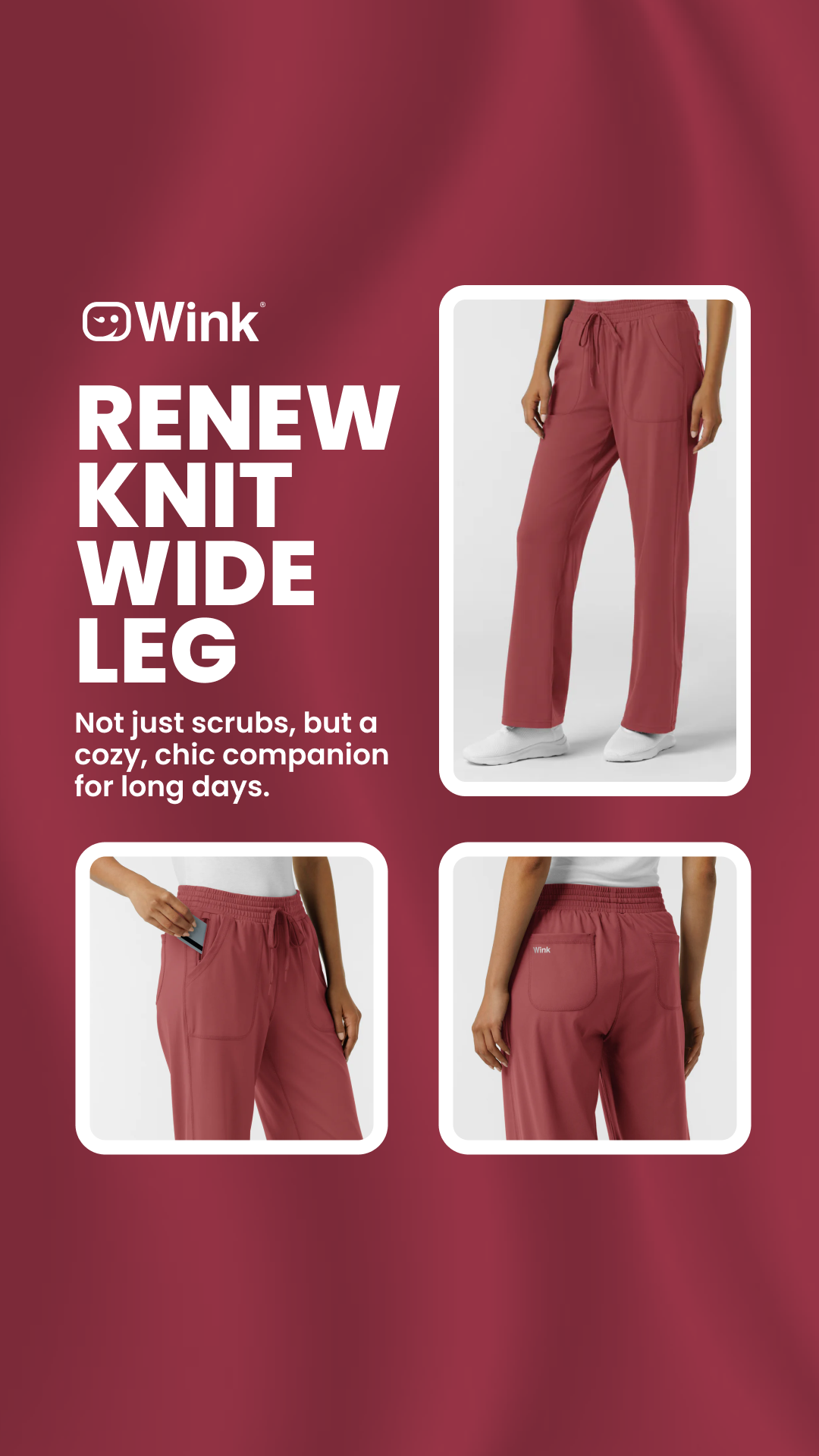 Wink Scrubs Facebook ad