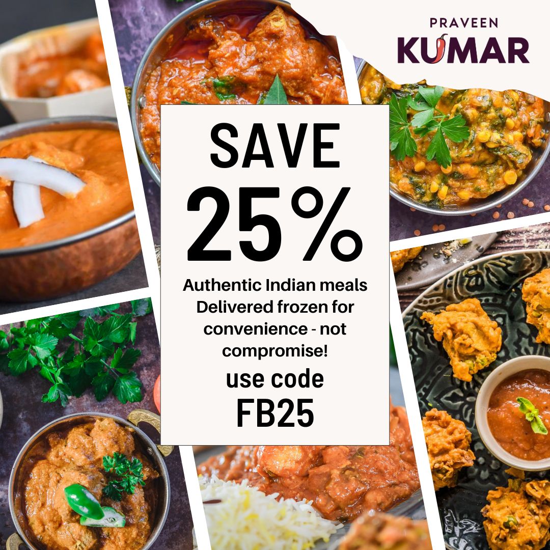 Praveen Kumar-Authentic Indian Cuisine. Facebook ad