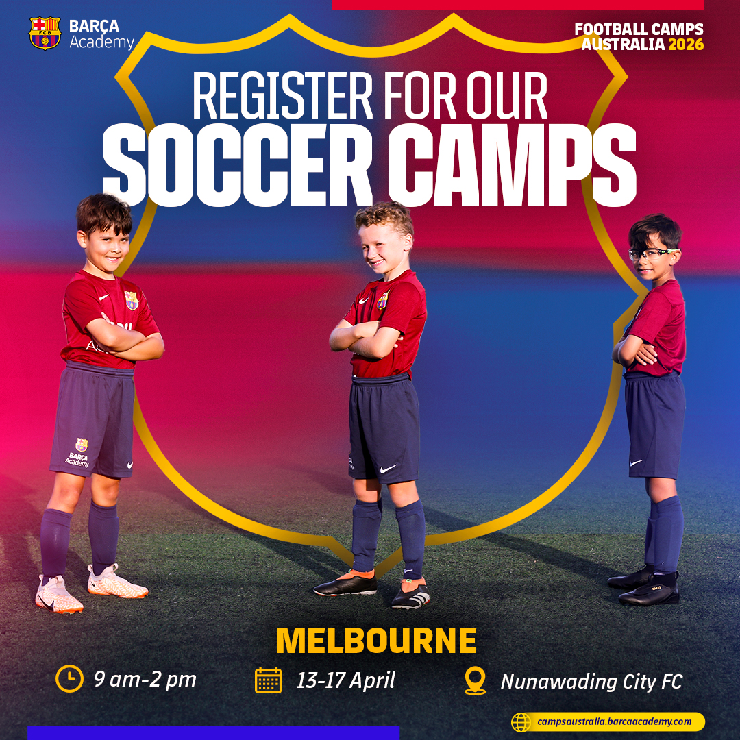 Barça Academy Australia & New Zealand Facebook ad