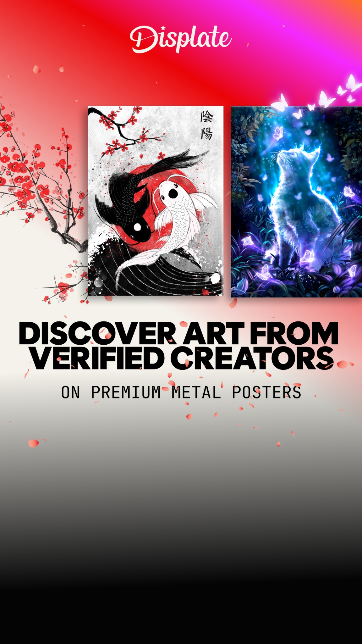 Displate Facebook ad