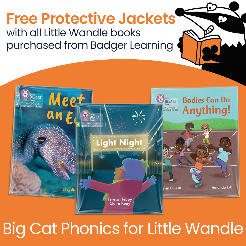 Badger Learning Facebook ad: Extra Book Protection at No Extra Cost!