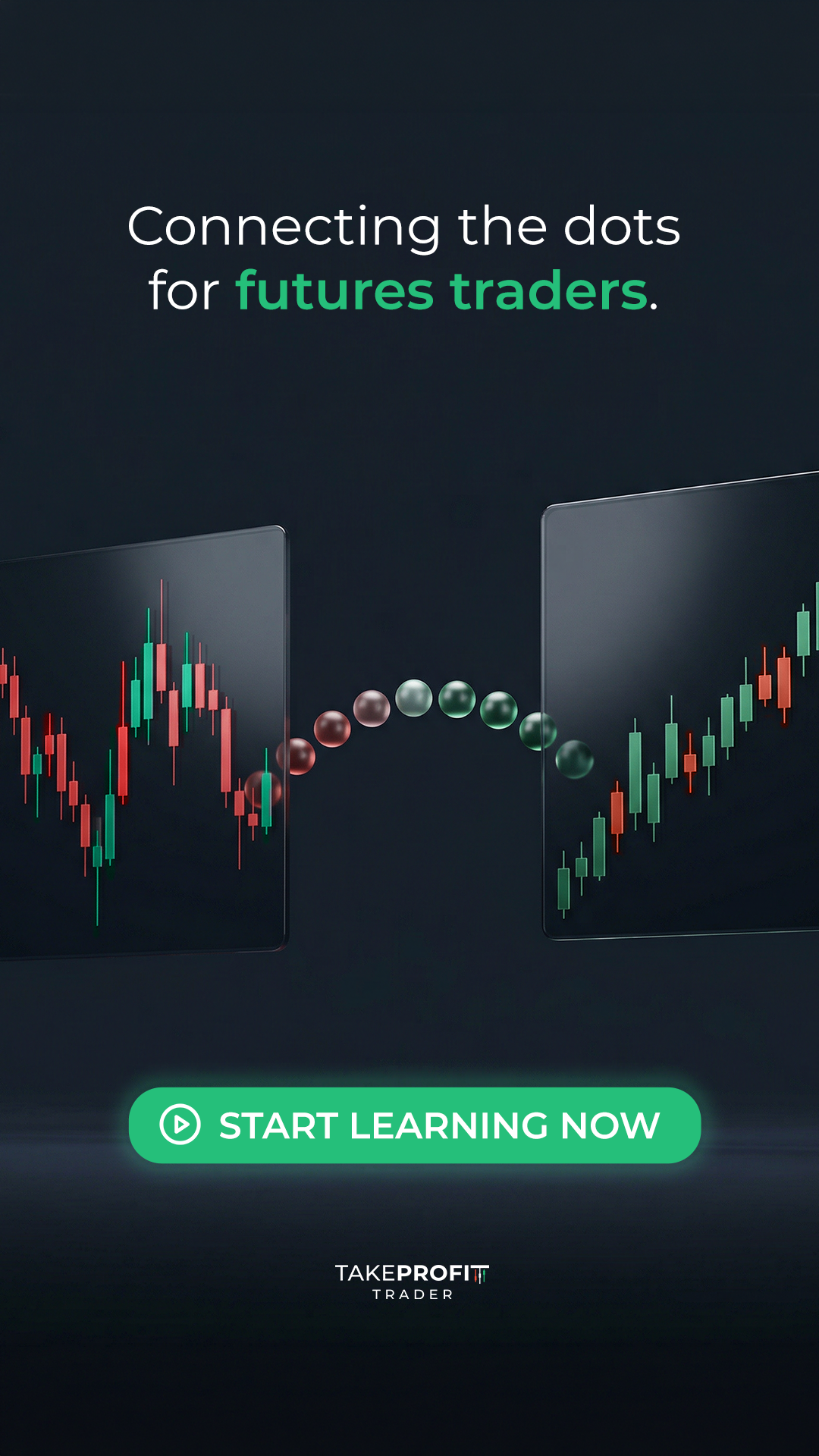 Take Profit Trader Facebook ad: Want to Learn Futures in 2026?